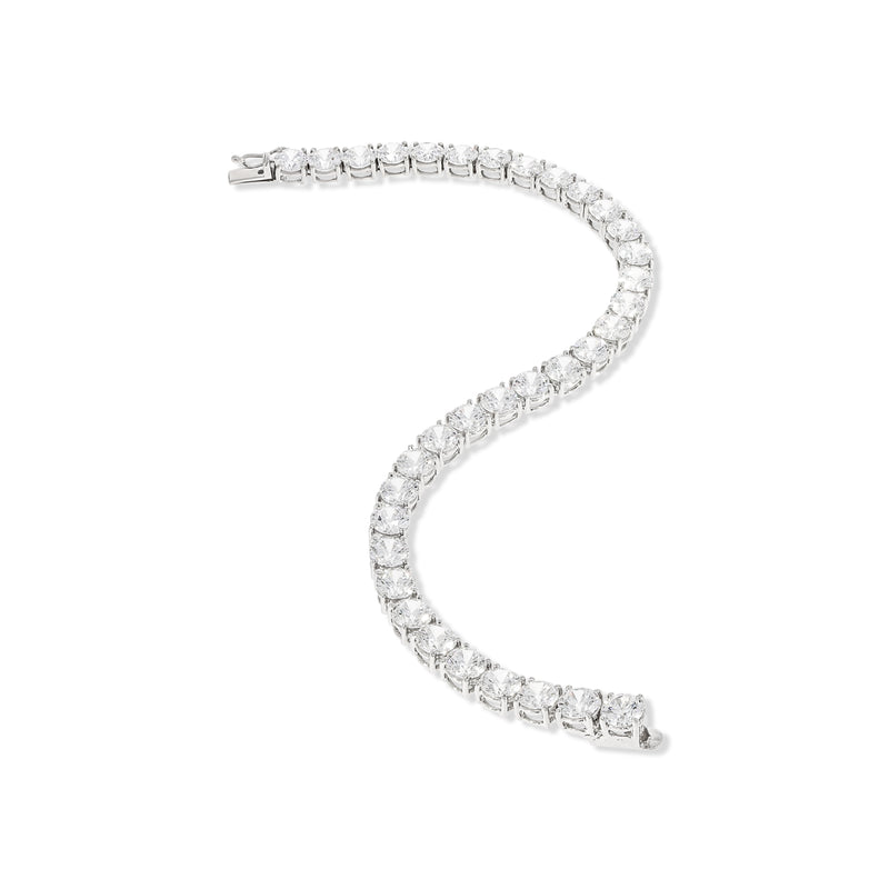 5mm Silver Tennis Bracelet