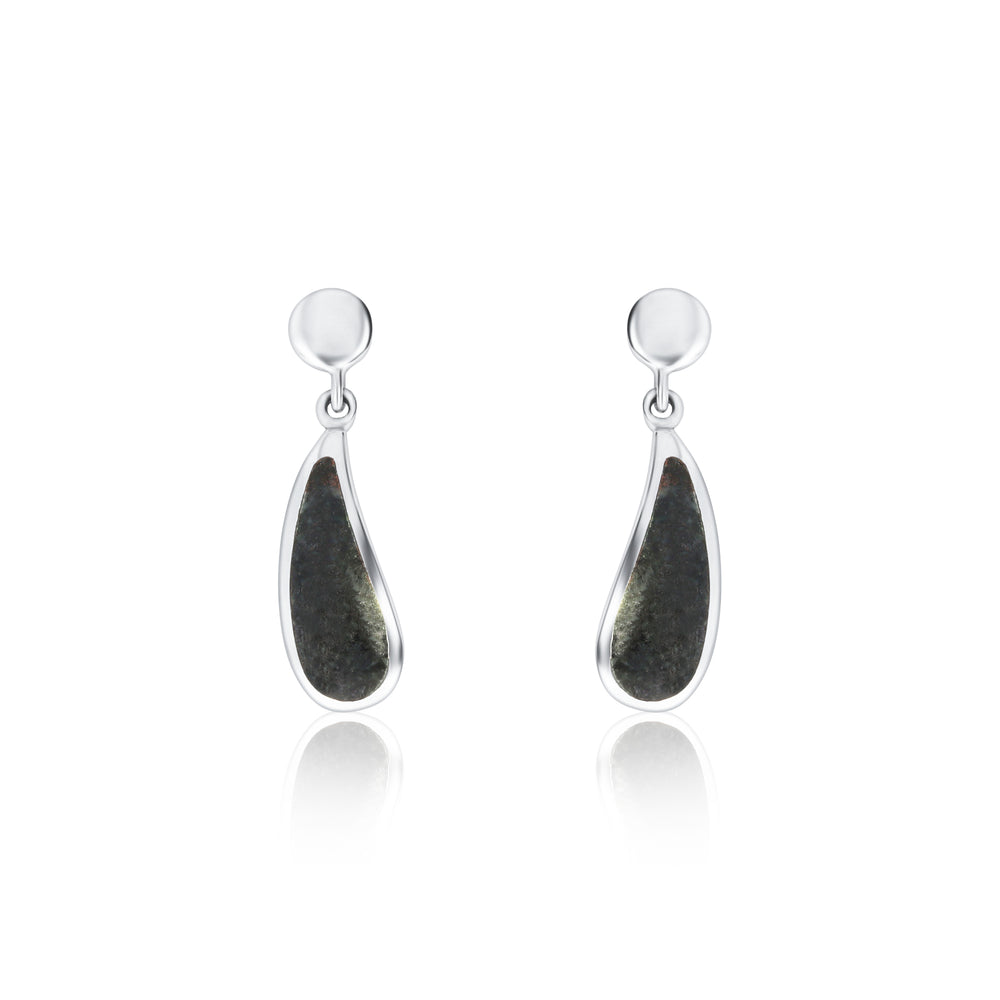 Silver Guernsey Granite Earrings