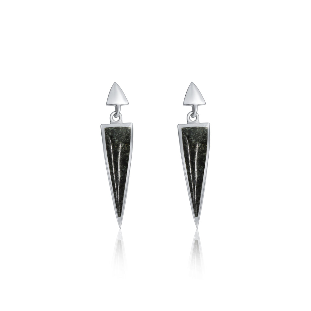 Silver Guernsey Granite Earrings