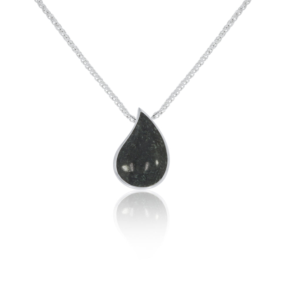 Silver Guernsey Granite Pendant