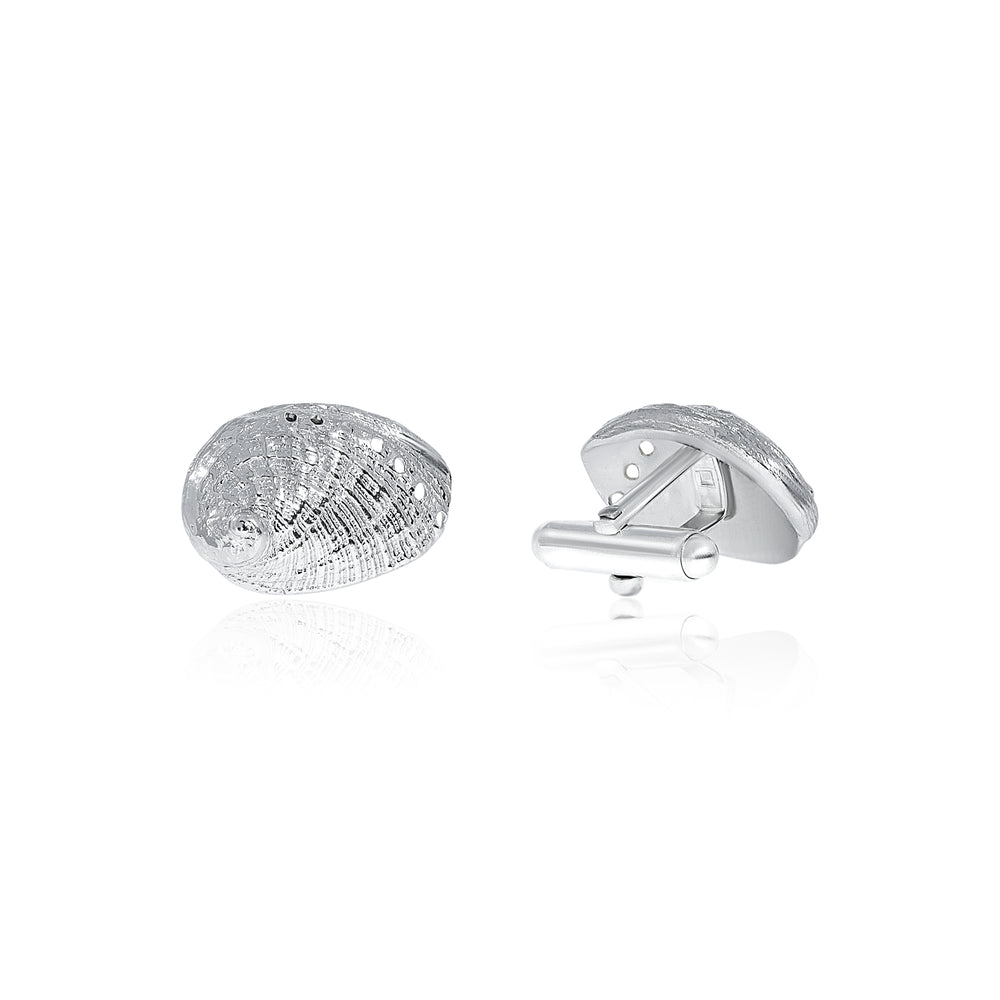 Silver Ormer Cufflinks