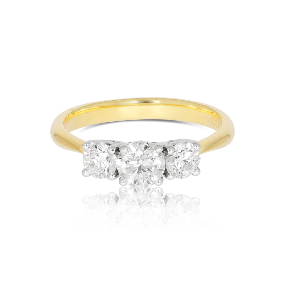 18ct Yellow Gold and Diamond Ring