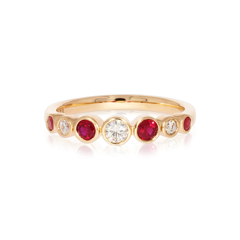 18ct Rose Gold Ruby Ring
