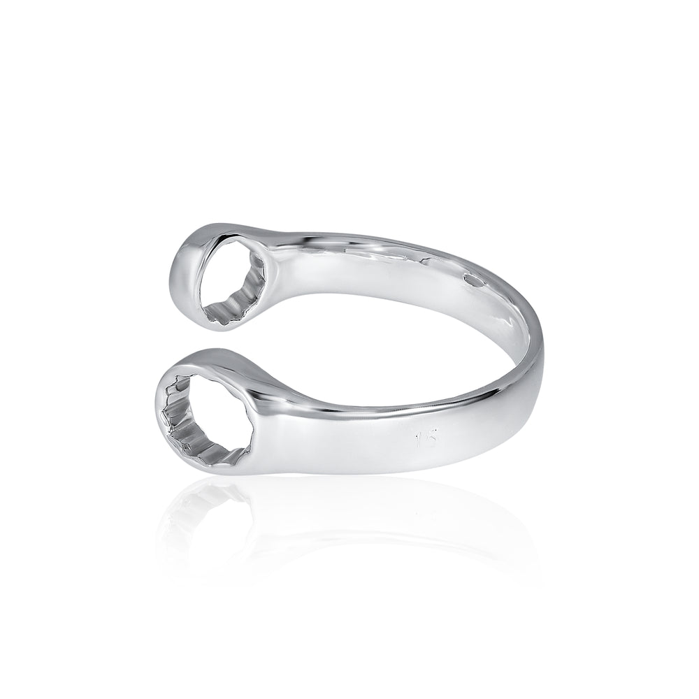 Silver Spanner Bangle