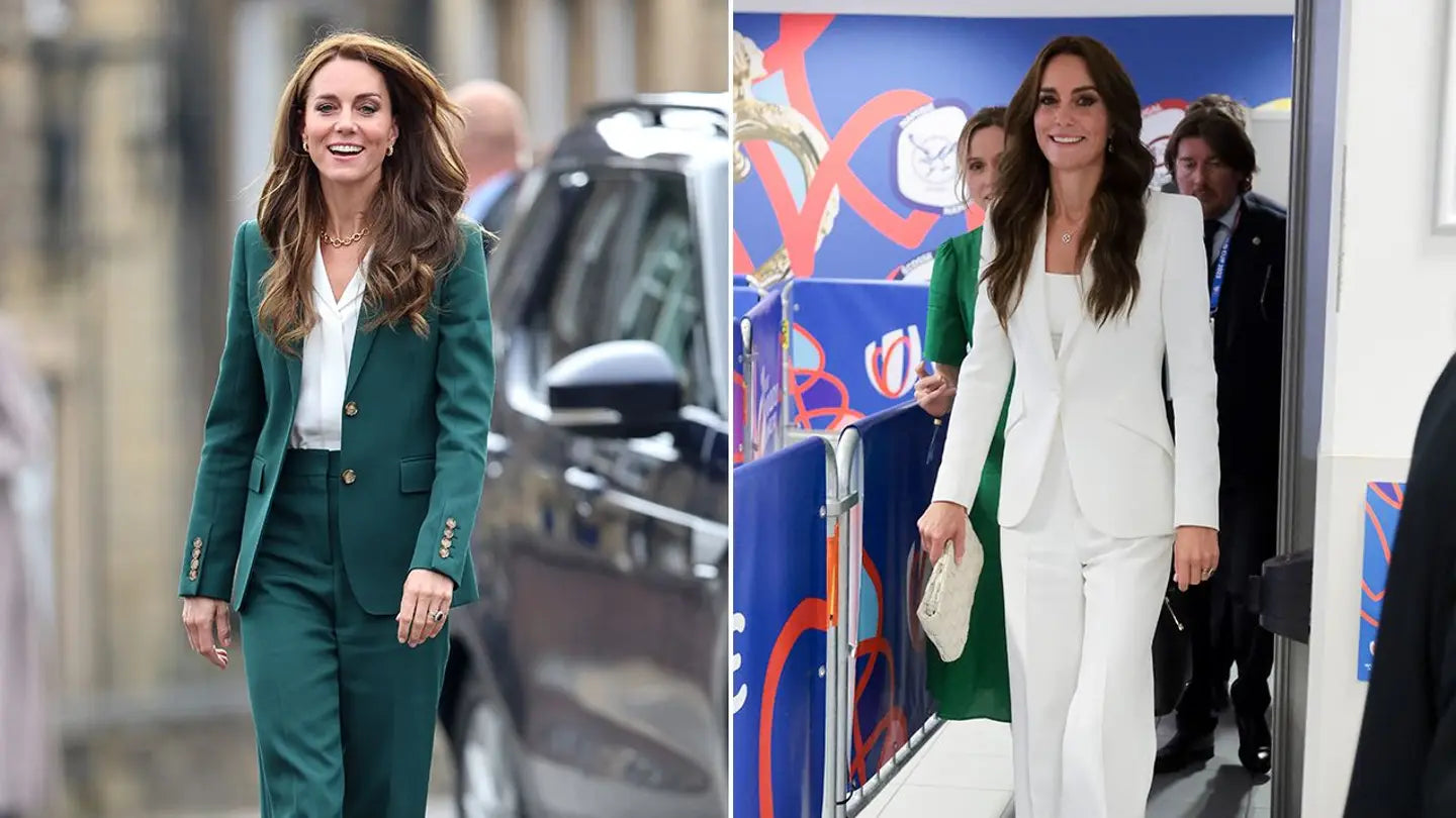 Kate Middleton has shifted recently to wearing more power suits.  (Chris Jackson/Jean Catuffe)