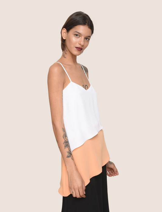 Asymmetrical Tiered Slip Dress | Armani Exchange – Faz