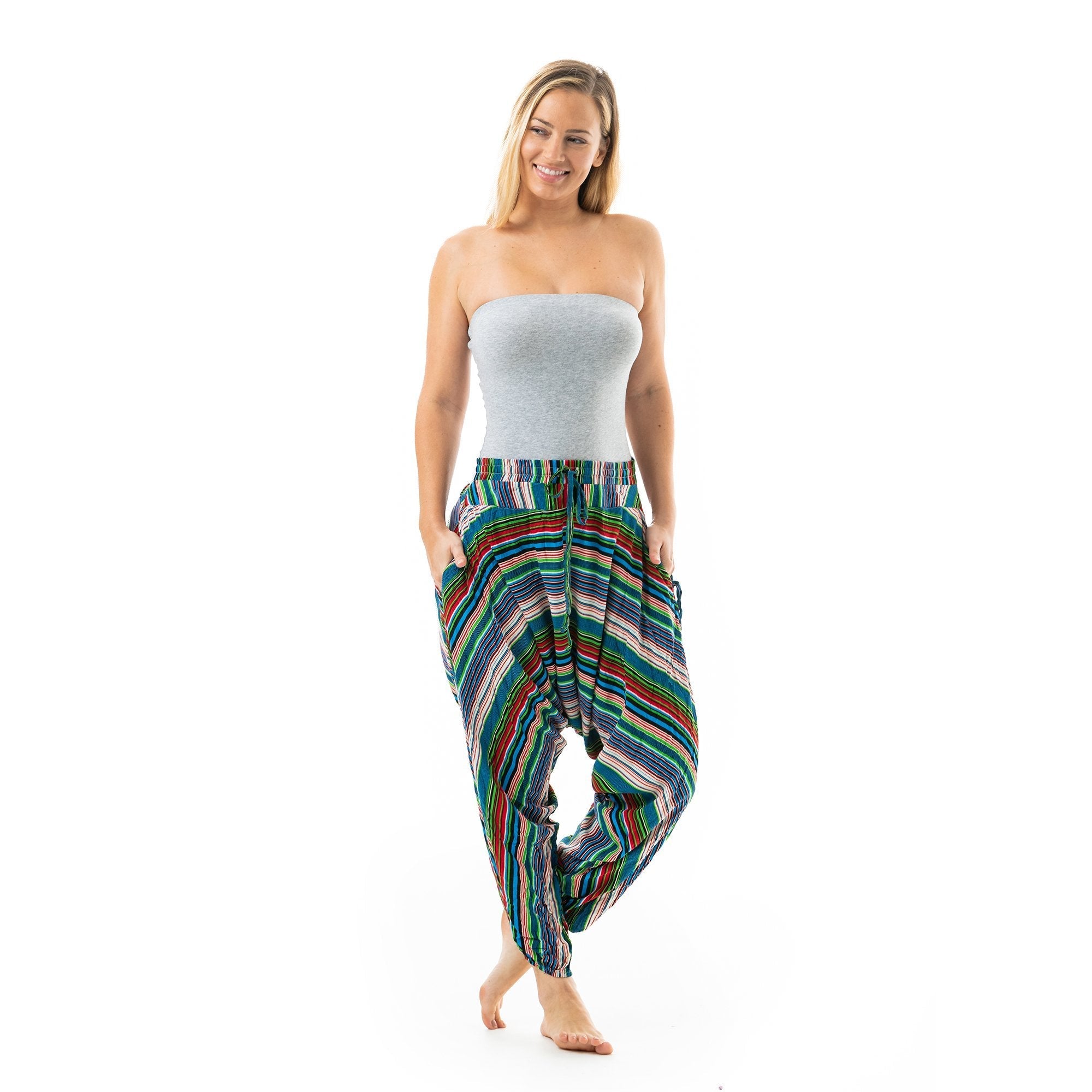 striped harem pants by buddha pants 445733