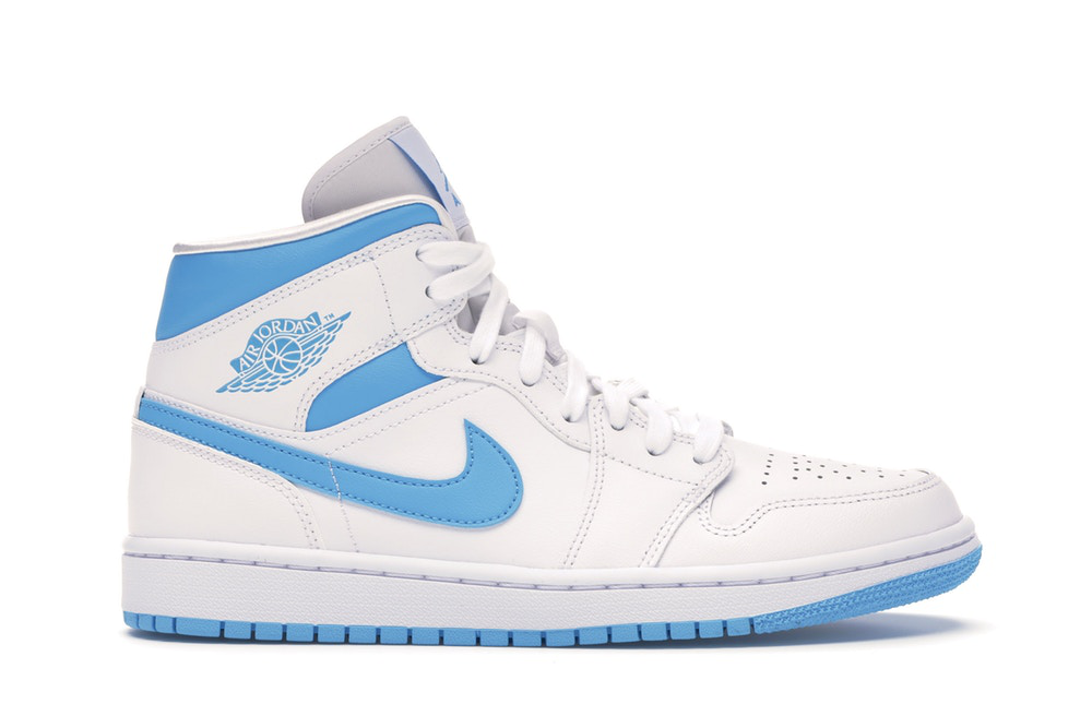 jordan 1 white and baby blue