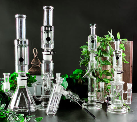 collection of water pipes