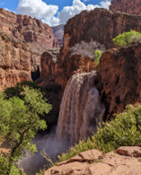 Havasu Falls - turn to chocolate falls