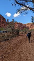 Hiking to Havasu Falls - terrain changes