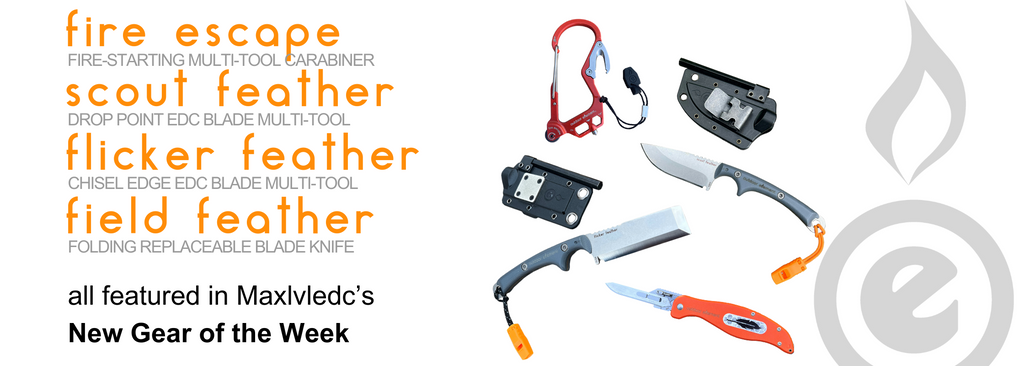 Fire Escape, Flicker, Scout and Field Feather all featured in Maxlvledc's Gear of the Week