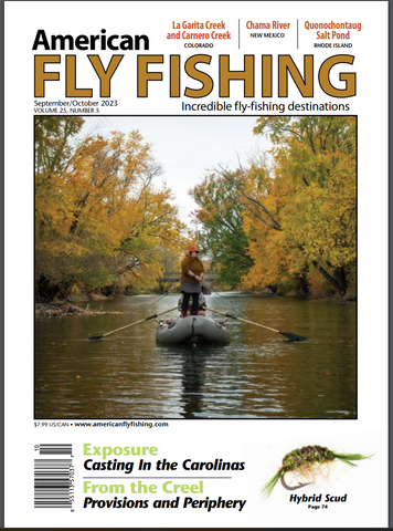 American Fly Fishing Magazine cover