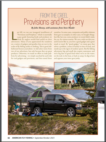Provisions & Periphery, a gear guide for anglers