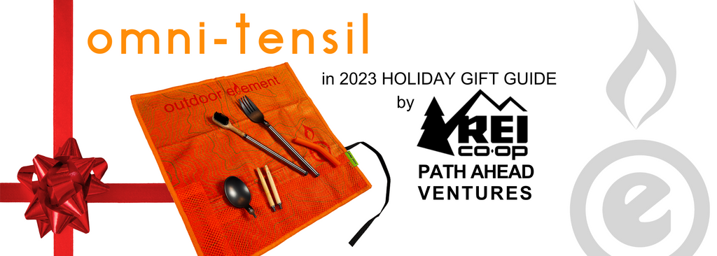 Outdoor Element's Omni-Tensil in the 2023 Holiday Gift Guide by REI PAV