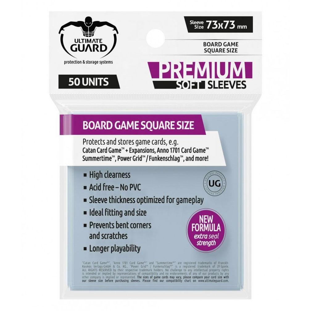 Ultimate Guard Premium Standard American Board Game Sleeves (59mmx91.5mm) -  Accessories & Supplies » Ultimate Guard - The Gamer's Wharf