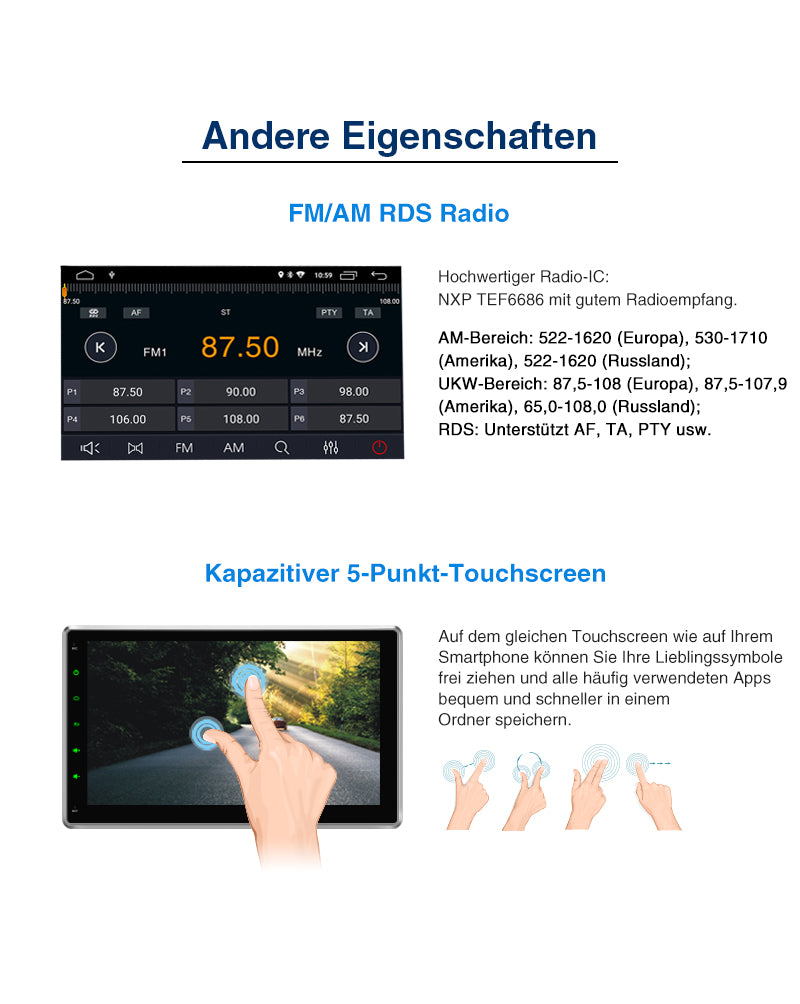 autoradio 2 din android 10.1
