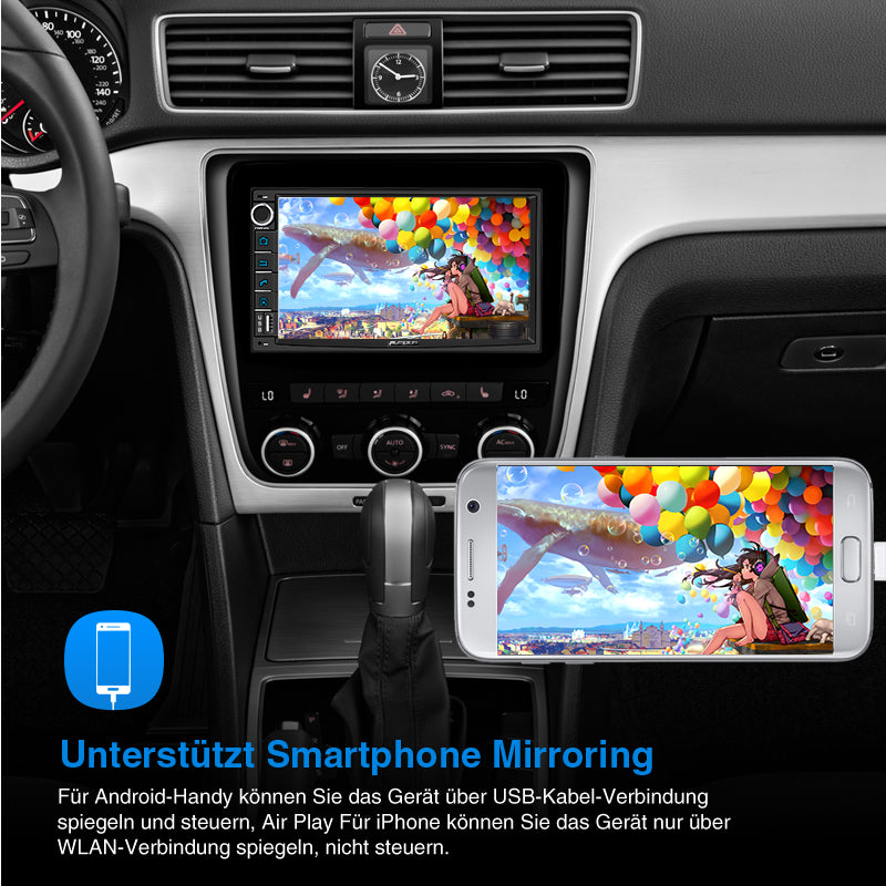 pumpkin 7 inch Android 11 Auto music system