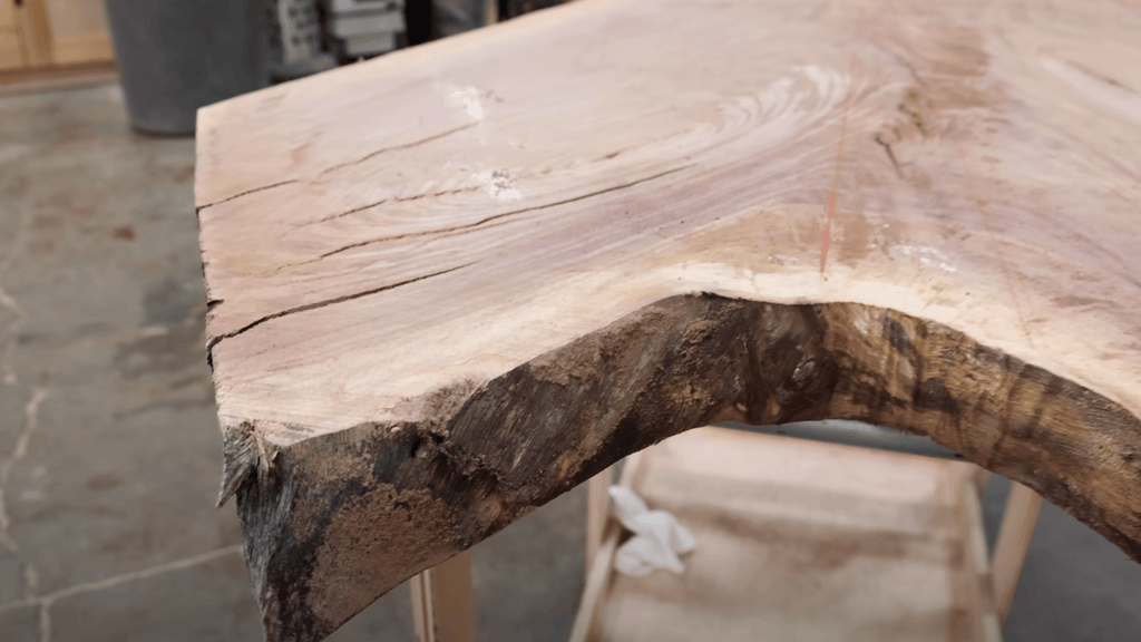 Live Edge Slab Finish