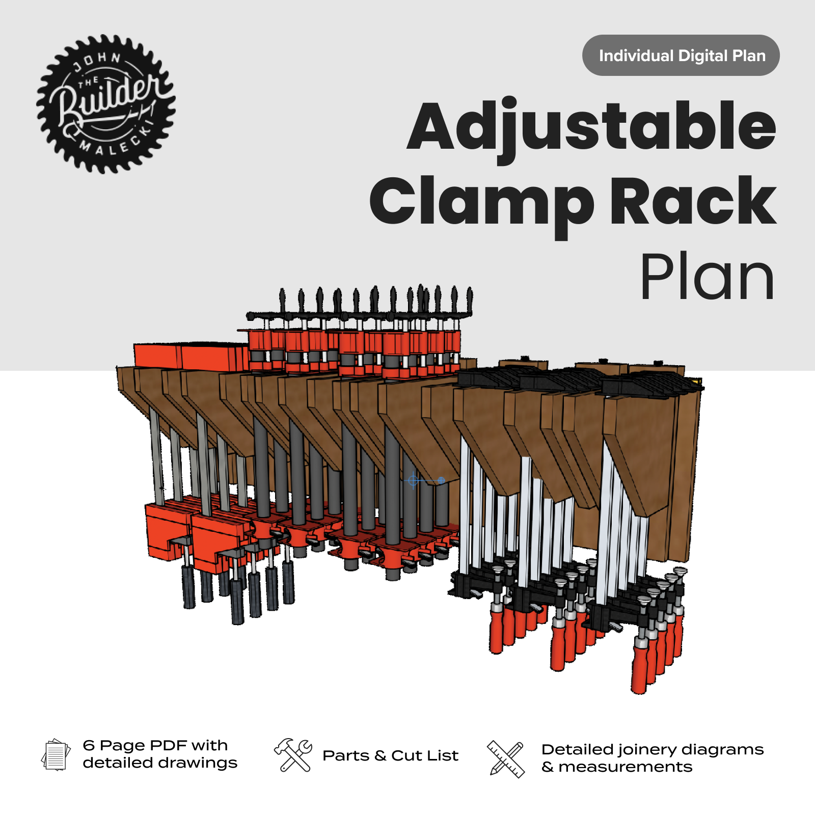 Adjustable Clamp Rack Plan