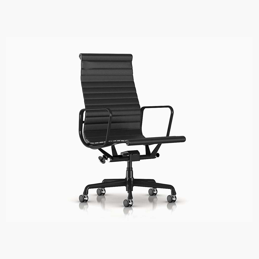 eames aluminum group executive chair with pneumatic lift