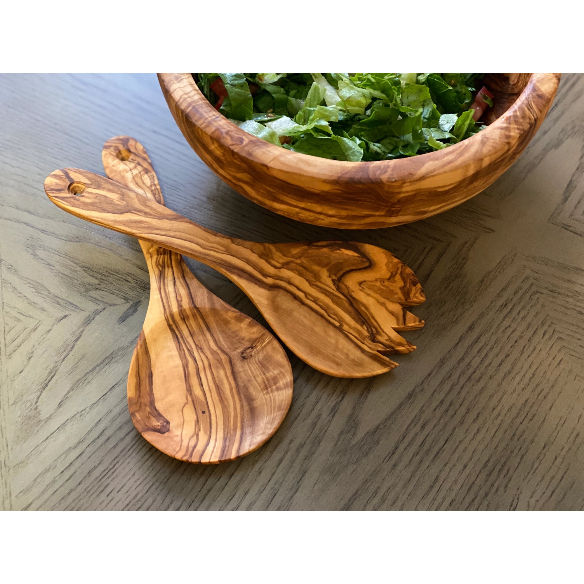 Spencer Peterman's Spalted Salad Tossers Small