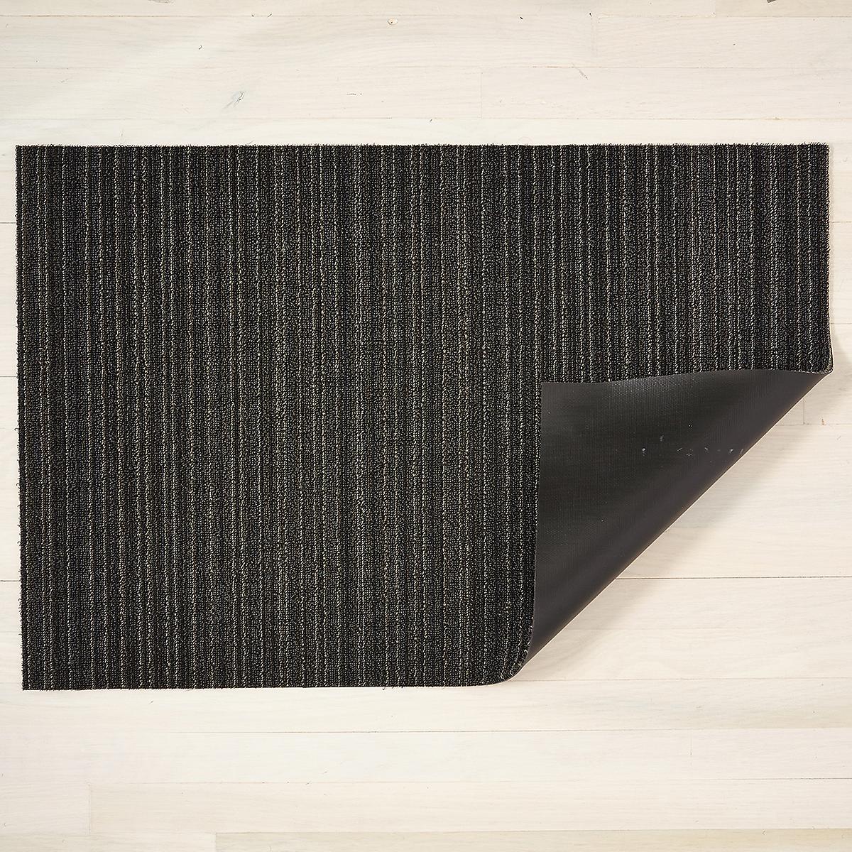 Chilewich Modern Solid Black Shag Utility Mat 2'x3' + Reviews