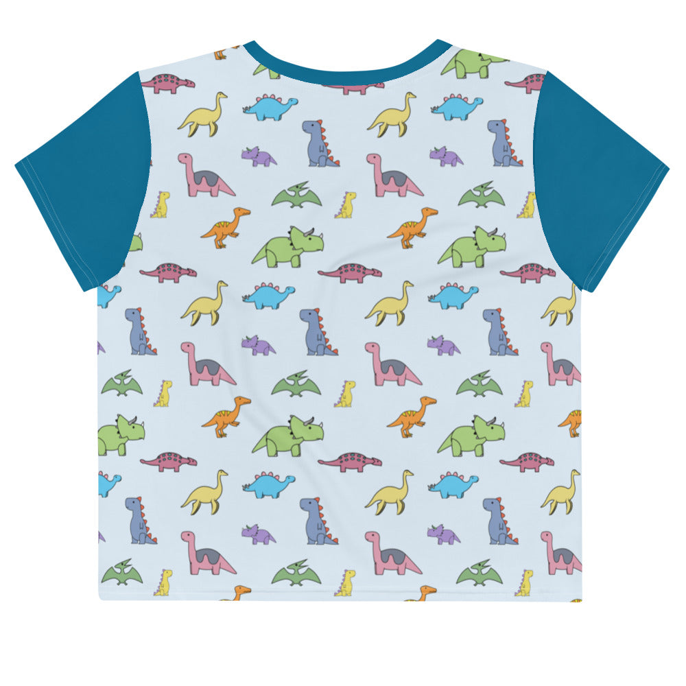 Dinos & Comics - All over print dinosaurs (crop top) – Shop Dinosaur