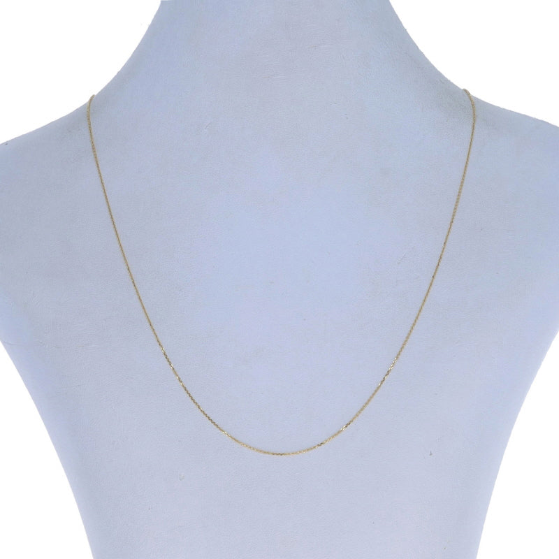 14k Gold Cable Chain Necklace - 18 in.