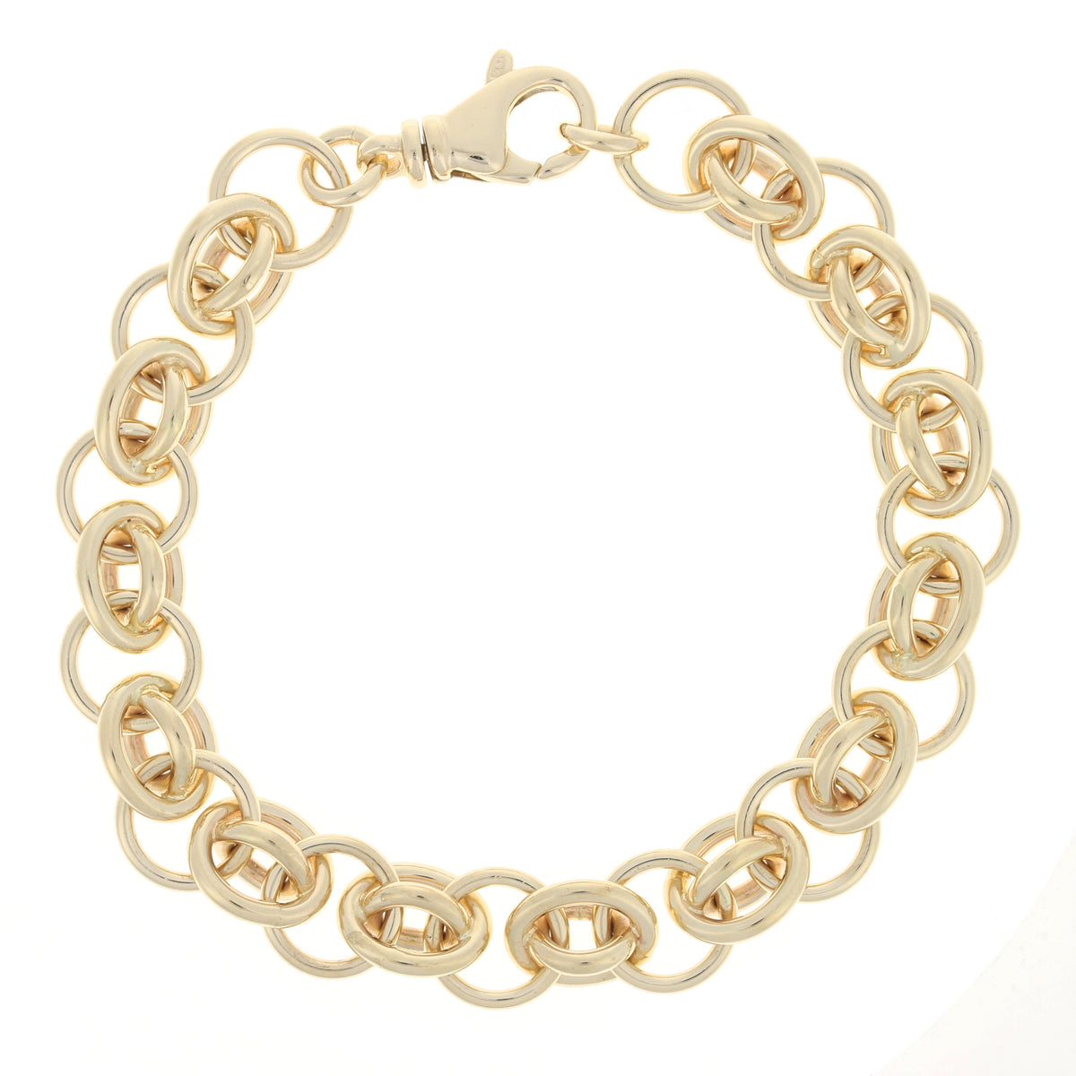 Fancy Chain Bracelet Yellow Gold