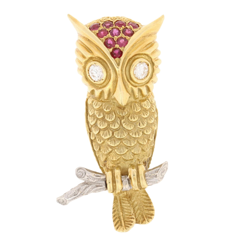 owl brooch