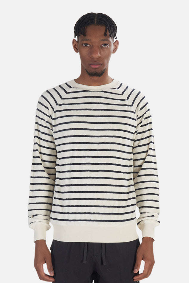 ニット La Paz / STRIPE JACQURD CREW CREW SWEATER｜トップス www