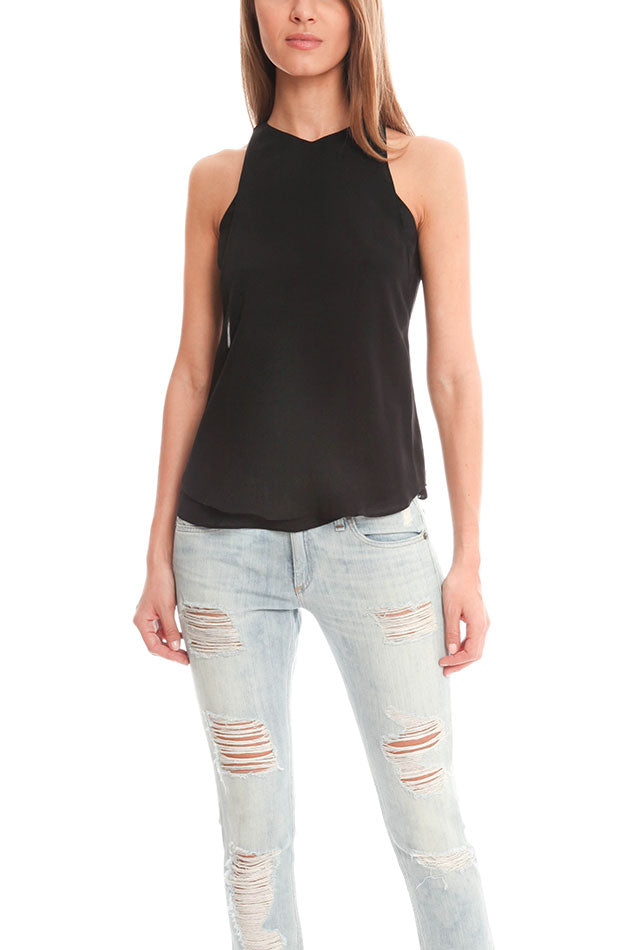 No Bra Club Tank Jet Black – blueandcream