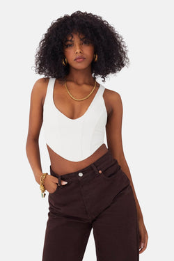 Less Is More Crop Top (Ivory)