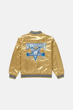 Supreme Mitchell & Ness Satin Baseball Jersey White – RondevuNC