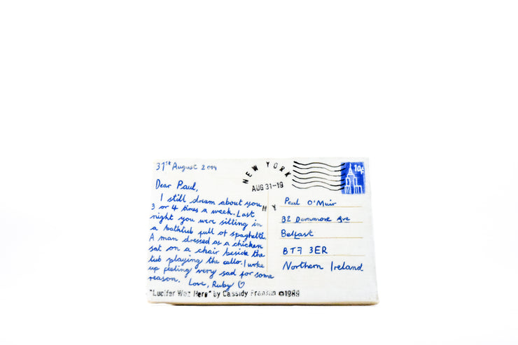 Ceramic Postcard "Dear Paul"