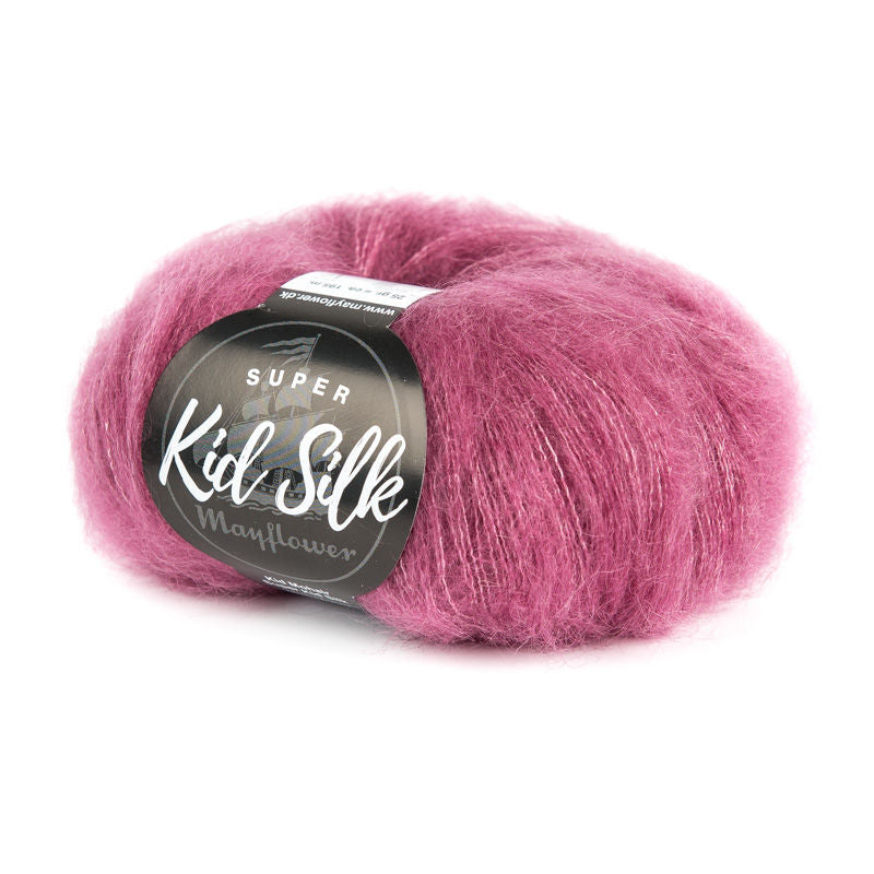 Billede af Mayflower Super Kid-Silk - 16 Mørk rosa - 25 g