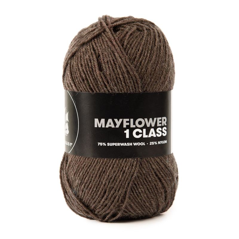 Se Mayflower 1 Class - 22 Tobaksbrun - 50 g hos Yarnjunkies