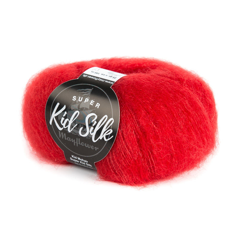 Billede af Mayflower Super Kid-Silk - 20 Postkasserød - 25 g