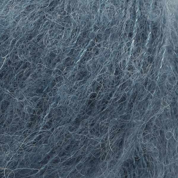 Billede af Drops Brushed Alpaca Silk - 25 Stålblå - 50 g