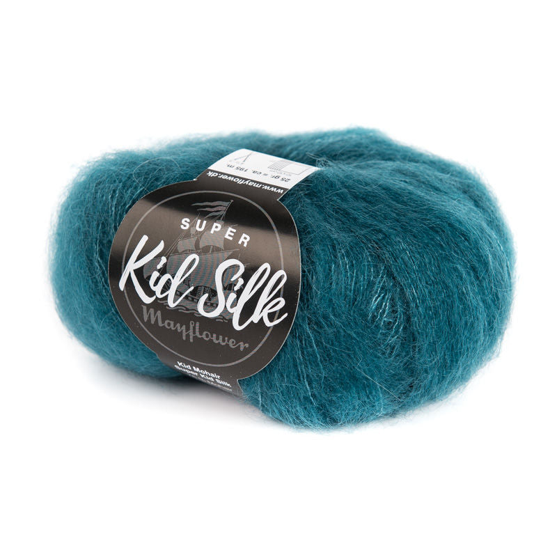 Billede af Mayflower Super Kid-Silk - 26 Petroleum - 25 g