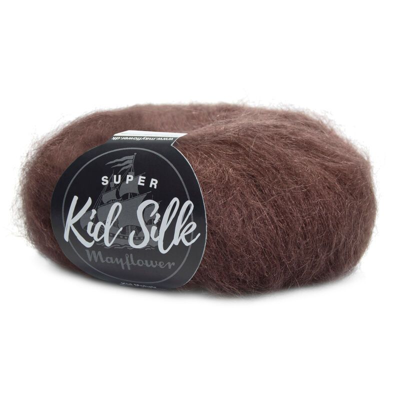 Billede af Mayflower Super Kid-Silk - 120 Mørk mahogni - 25 g