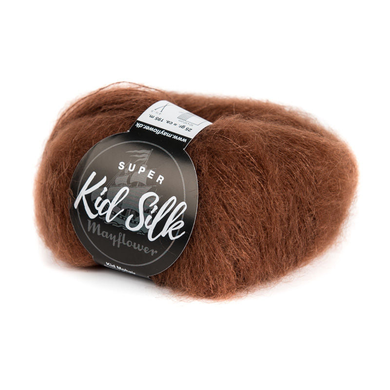 Billede af Mayflower Super Kid-Silk - 38 Kanelbrun - 25 g