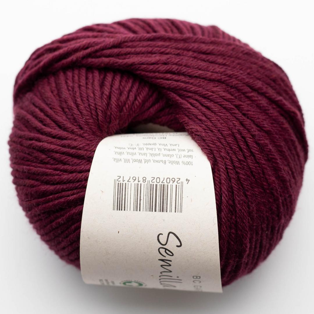 Se Semilla Grosso GOTS - 14 Aubergine - 50 g hos Yarnjunkies