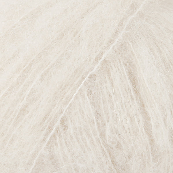 Billede af Drops Brushed Alpaca Silk - 01 Natur - 50 g