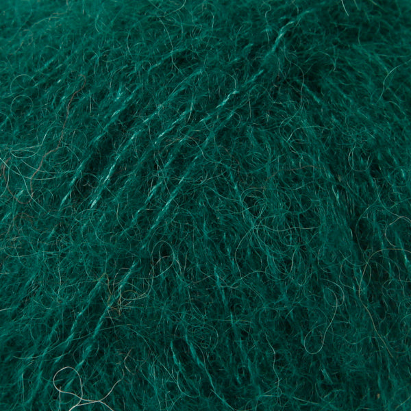 Billede af Drops Brushed Alpaca Silk - 11 Skovgrøn - 50 g