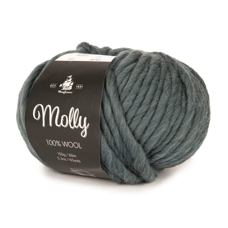 Se Mayflower Molly - 07 Orion Blue - 150 g hos Yarnjunkies