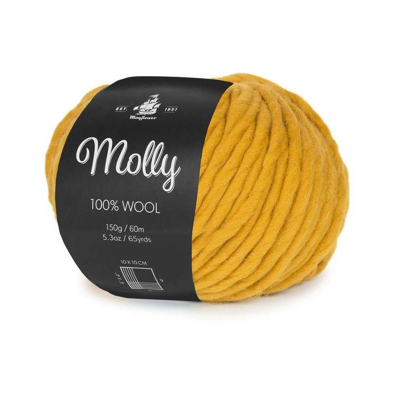 Se Mayflower Molly - 09 Gylden gul - 150 g hos Yarnjunkies