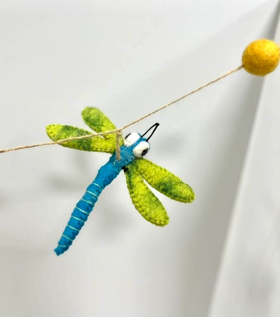 Felt Dragonfly Garland