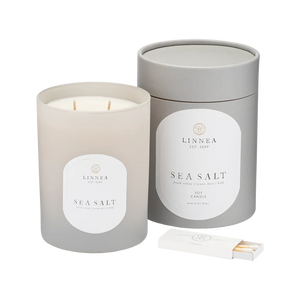 Sea Salt 2-Wick Candle, by Linnea - Home & Garden Vermont